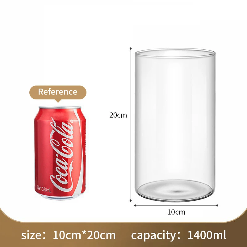 Декоративная ваза для гостиной из боросиликатного материала