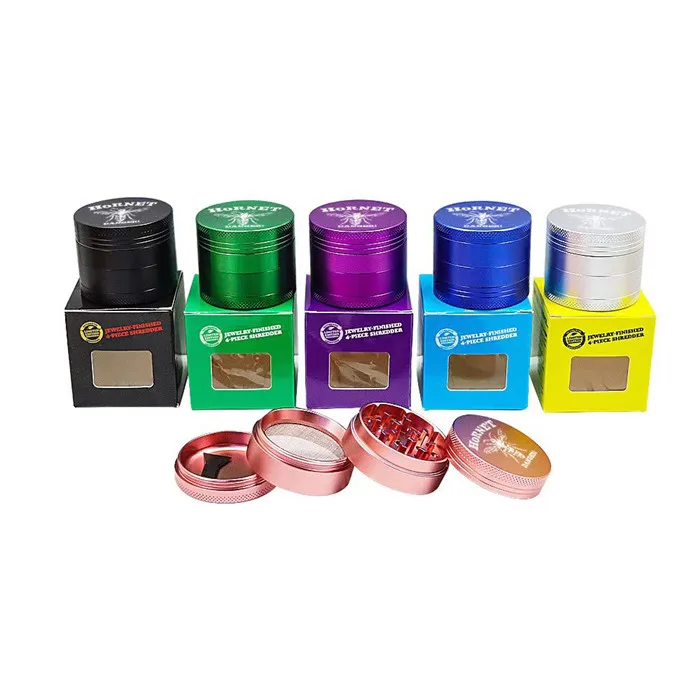 
New Magnetic Smoke Grinder 50mm 4 Layers Alloy Metal Herbal Tobacco Herb Grinder 