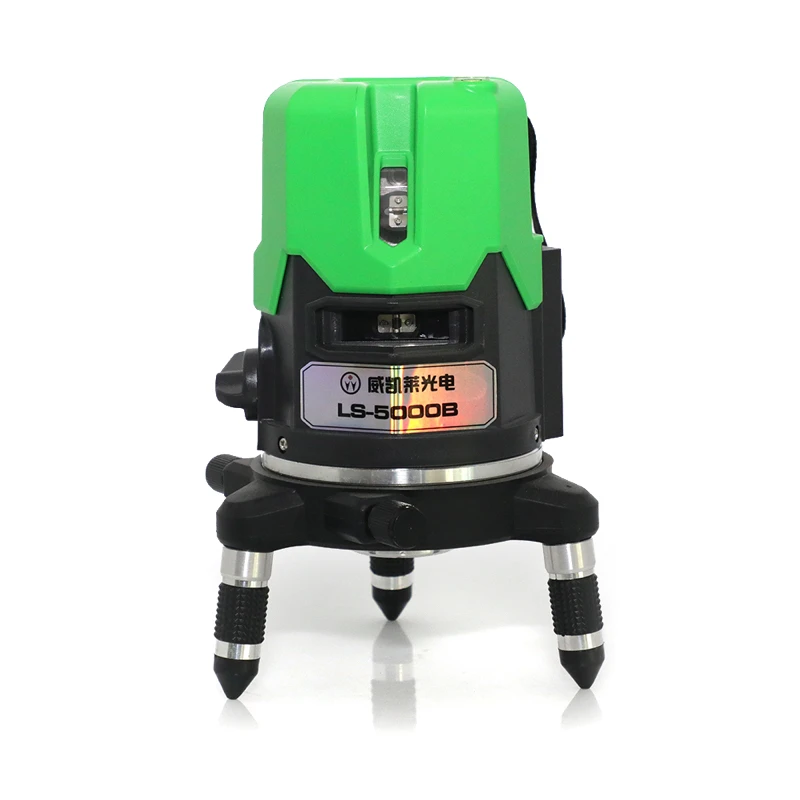 
2 line 360 green l line for land floor self leveling rotari beam cross laser leve 