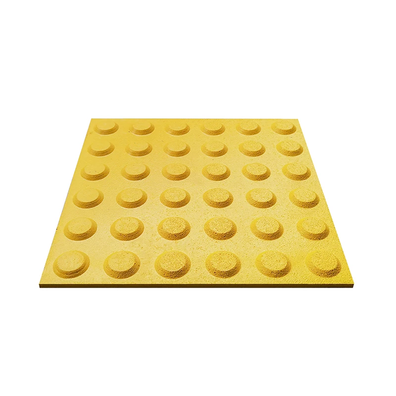 Non-slip epdm road park blind point outdoor warning tactile indicator paving floor rubber tile