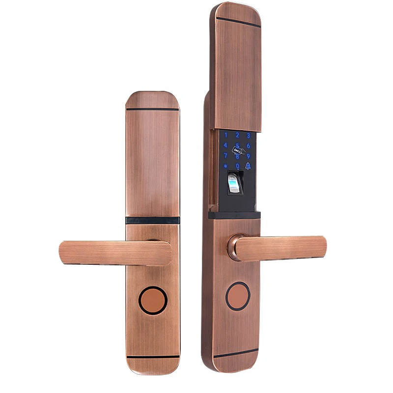 Eiysie Dropshipping/Wholesale Available Keyless Smart Locks Electronic Fingerprint Lock with Slide Cover Smart Door Lock RFID Ca