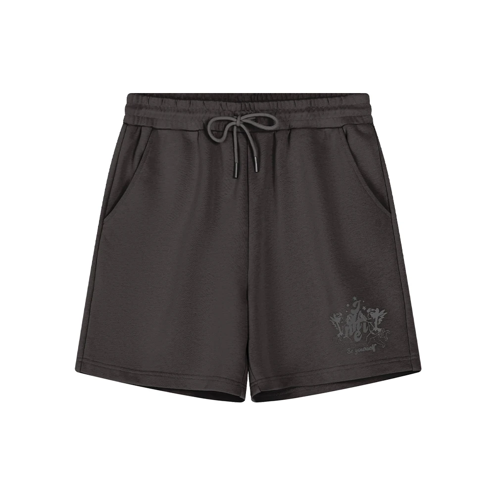 Custom Puff Print Bermuda 5 Inch Inseam 100% Cotton Wide Leg Sweat Shorts