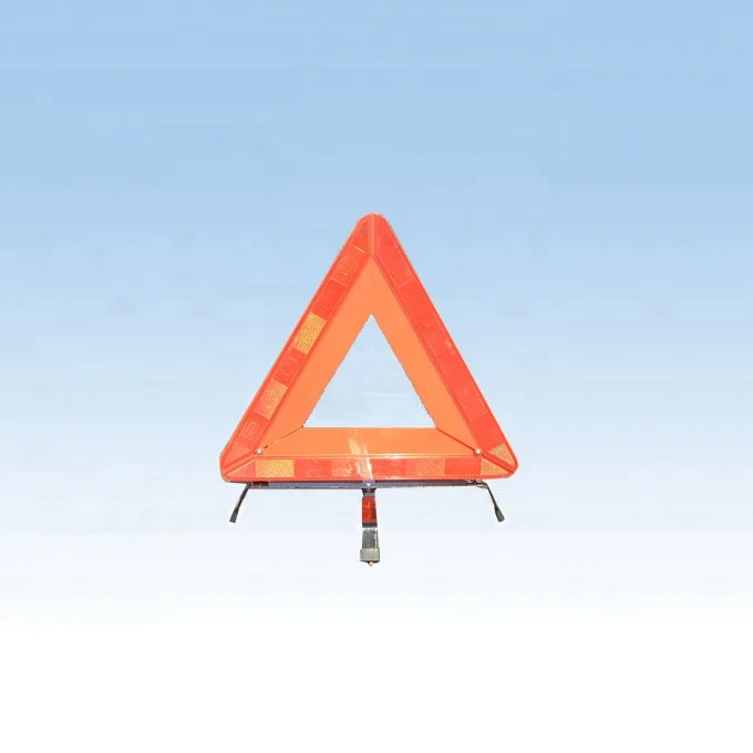 Car emergency tool saftly triangle warning sign ,reflecting car triangle warning sign