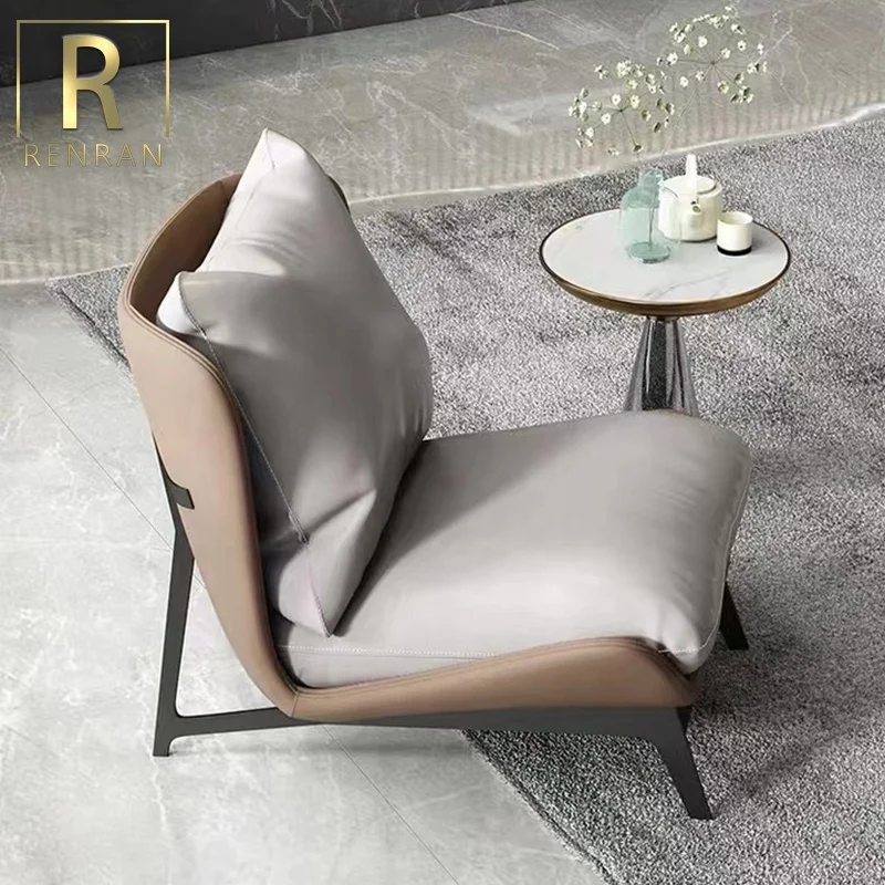 Light luxury single sofa leisure chair balcony apartment minimalist design tiger chair Nordic lazy living room leisure chair