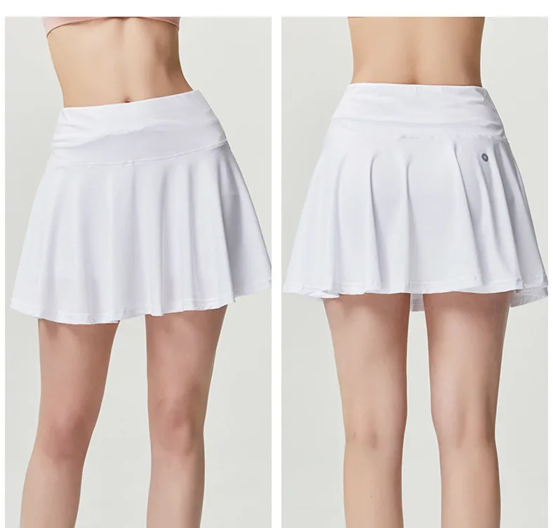 Advanced Oem Summer Sports Fitness Shorts Gym Pleated Skirt  Tennis Skirt With Pocket