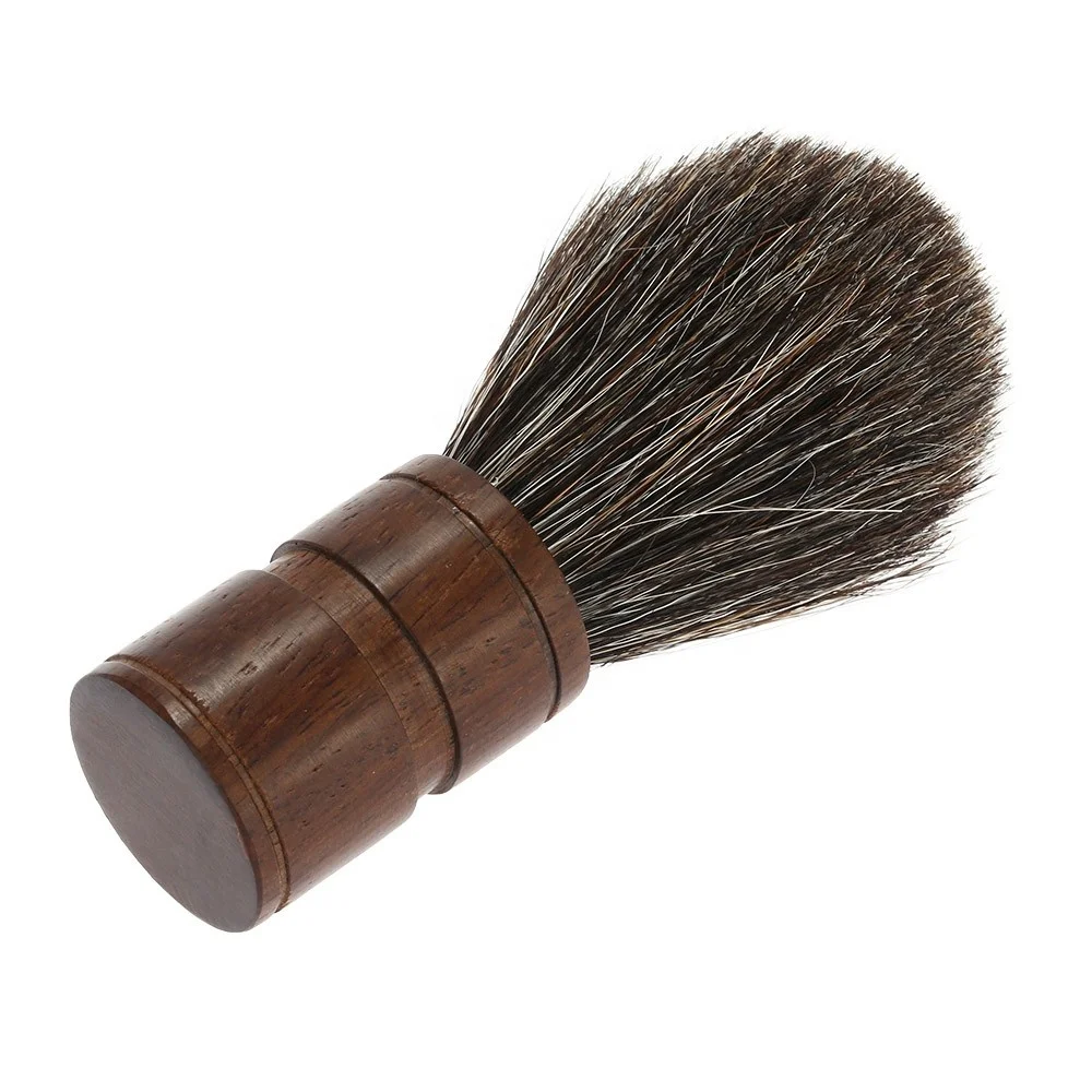 Horsehair Brush Wood Handle Shaving Brush Mini Order is Welcome