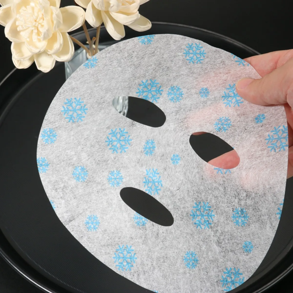 Bio cellulose facial mask paper raw material dry fabric for face mask sheet fabric
