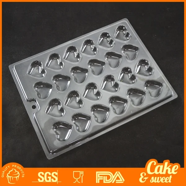 Competitive price plastic 3D chocolate molds