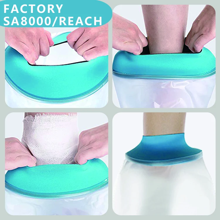 waterproof cast protector with ring for shower bath protector  reusable bandage wound care protector cast covers keep dry1