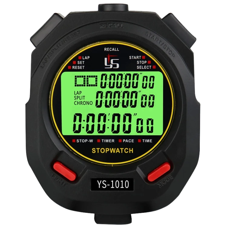 Waterproof Swim Sports Training Hospital Bike Bicycle Sport Water Resistant Hand Coach Electronic Digital Stopwatch Timer