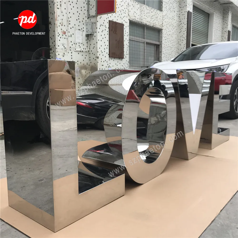 Silver LOVE Table Wedding Decorations, Wedding Supplies Gold LOVE