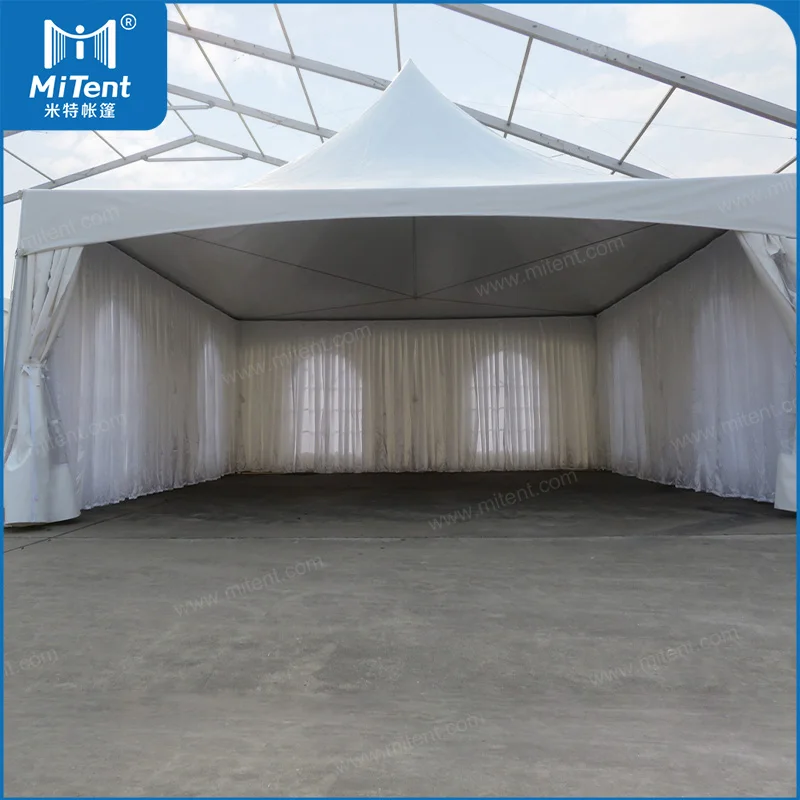 Arabic High Peak Wedding Canopy Marquee Tent with Tables and Chairs for Party
