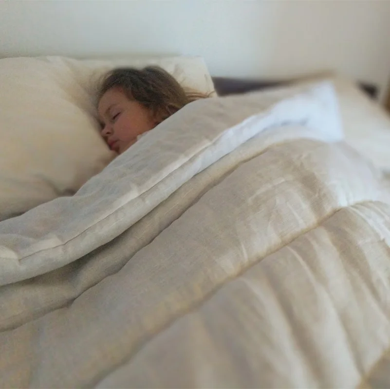 Natural  Organic HEMP Linen  Full Twin size Duvet insert  linen fabric filled Hemp fiber comforter   quilt   blanket