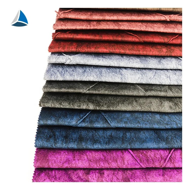 Leather printed fabric furniture luxuries velvet fabric for sofa