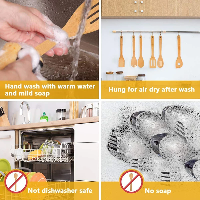 Wholesale Customized High Quality Household Professional Wood Spatula Spoons For Cooking