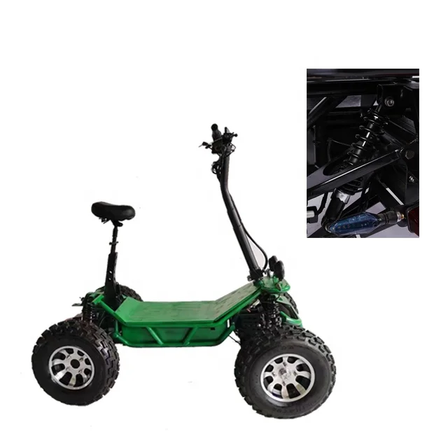 New Arrival 4 Big Wheel Electric ATV with Vacuum Grass Tyre