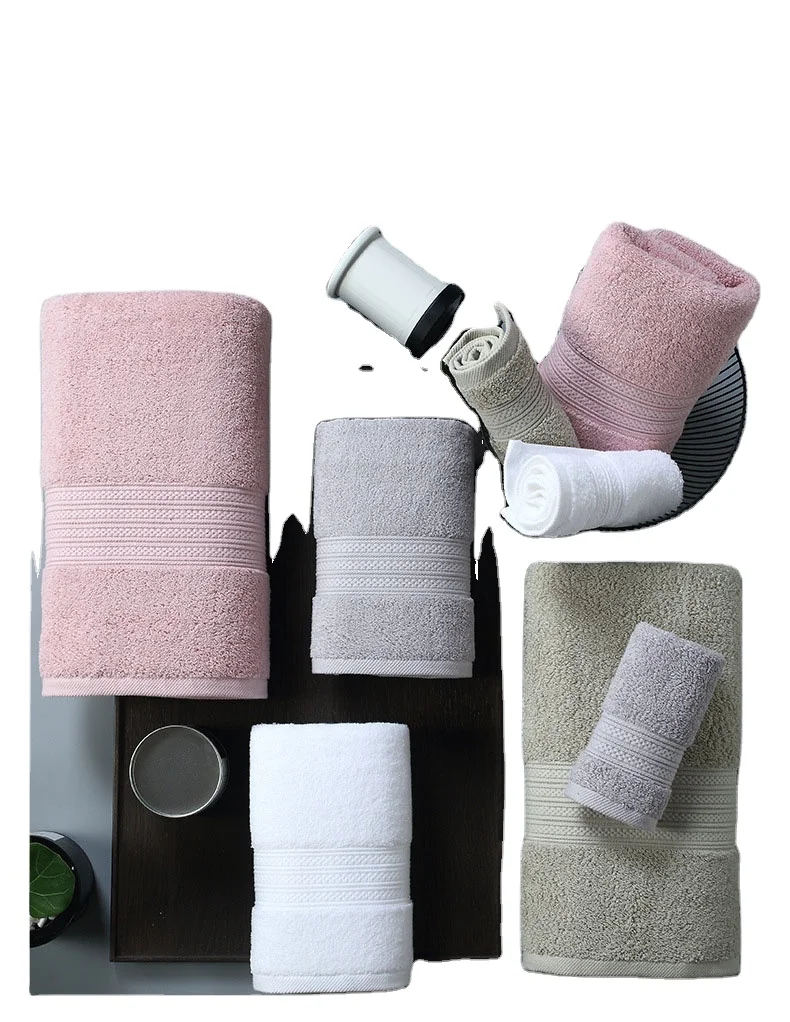 
XIAOAO Lengthened Terry, thickened face towel, pure cotton bath body towel 