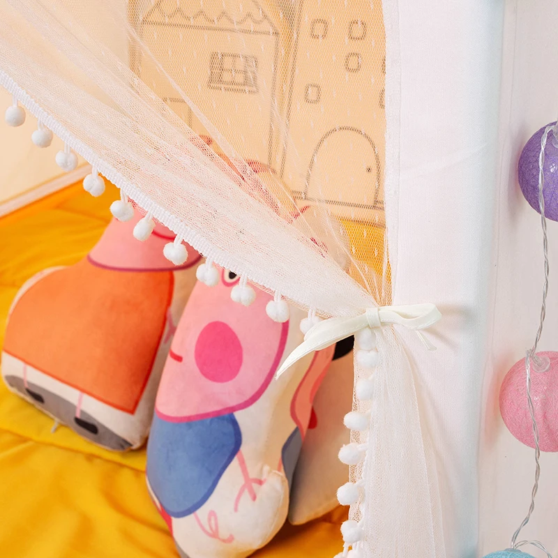 High Quality Classic Kid Toy Tent Nontoxic House Baby Tent Foldable Teepee Tents For Kids