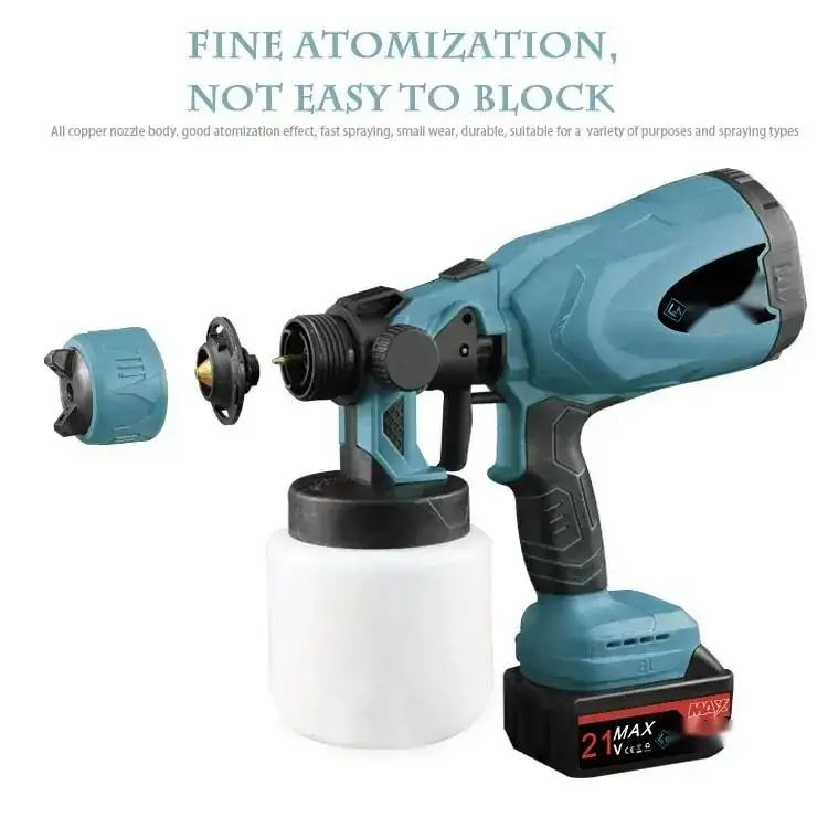 Portable Hand Paint Sprayer Cordless Power Spray Gun Electric Spray Gun Painting Machine cordless paint sprayer