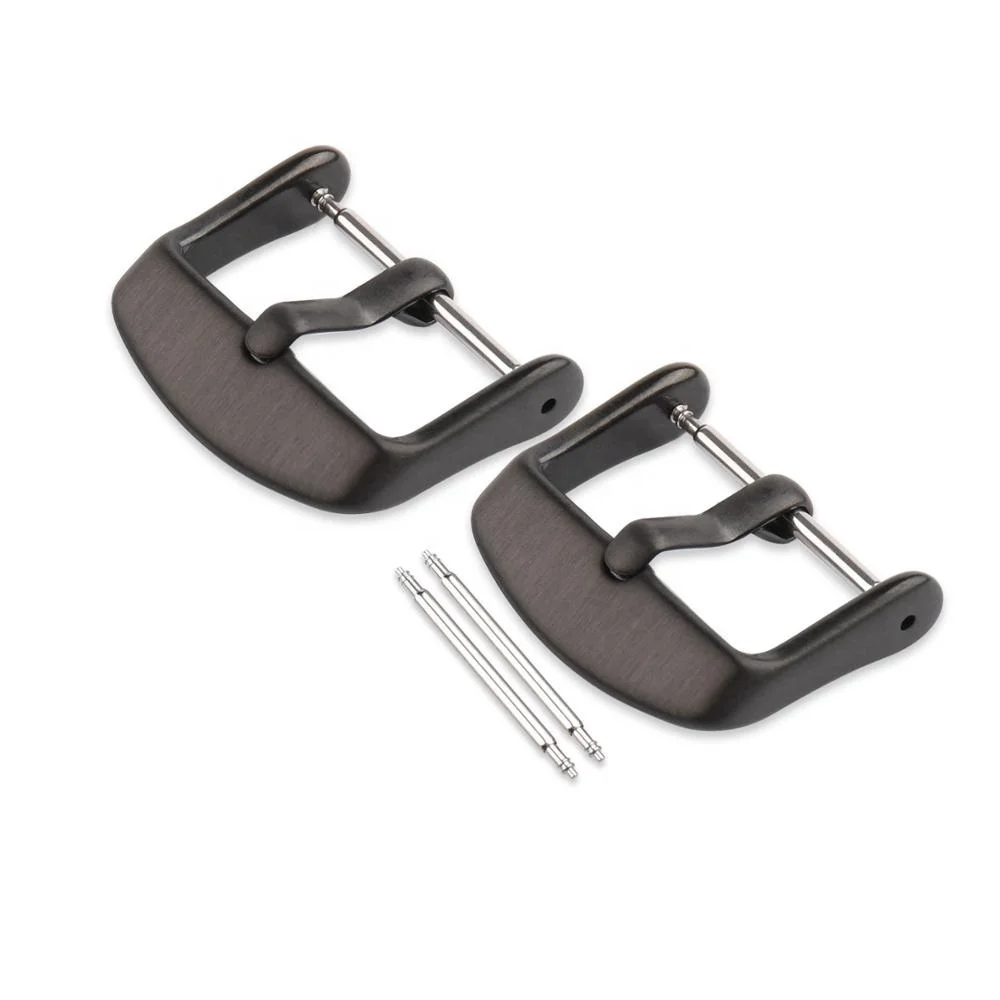PVD coating wrist watch belt buckle parts stainless steel size  1618 20 22 24 26mm