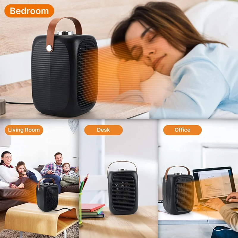 Portable Home room electric fan heat warm air heating electric mini PTC Ceramic fan heater space heaters for winter room
