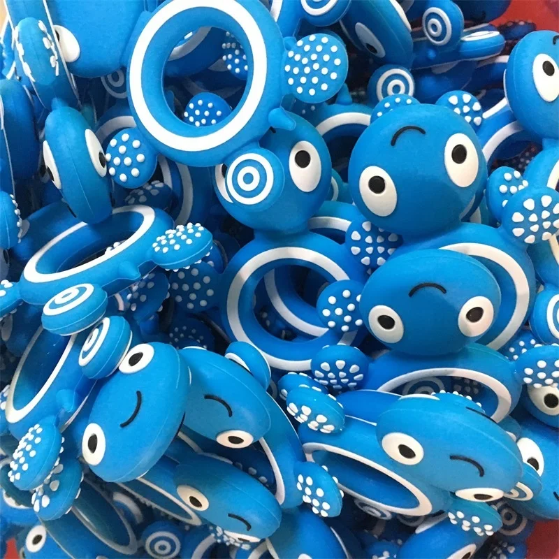 
Child Gift Non-Toxic BPA-Free colorful food grade turtle tortoise silicone baby teether ring training teething chew toys 