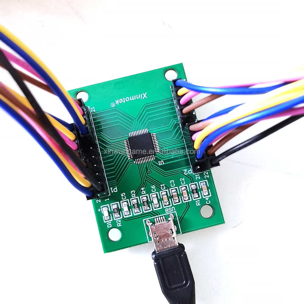 Xinmotek XM10 Diy Arcade Game Kit Usb to Zero Delay Board Encoder Pc PS/3 TV Box for Mini Coin Pusher Machine Double