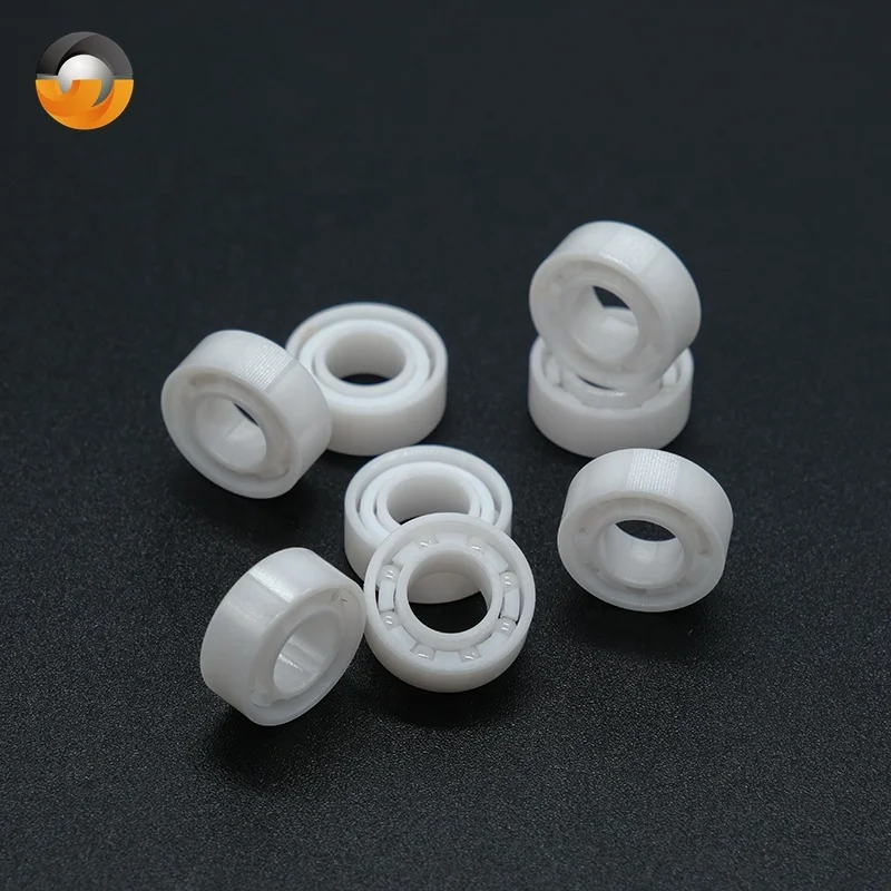 High quality skateboard bearings manufacturing 188 CE white low noise full ceramic ball bearings 188 CE 6.35x12.7x4.762mm