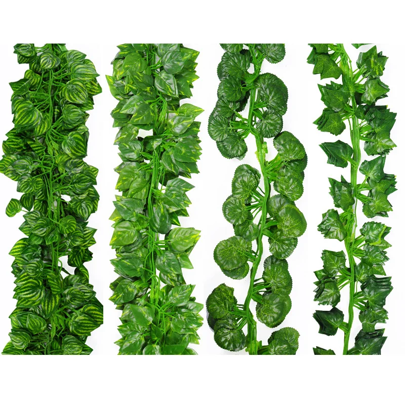 in stock faux foliage ivy leaf plants for indoor outdoor home office wedding garden wall bedroom decoration