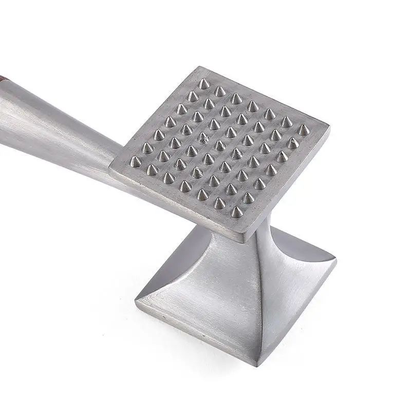 Meat Tenderizer Hammer With Wood Handle Kitchen Mallet Accessories Tools and Gadgets