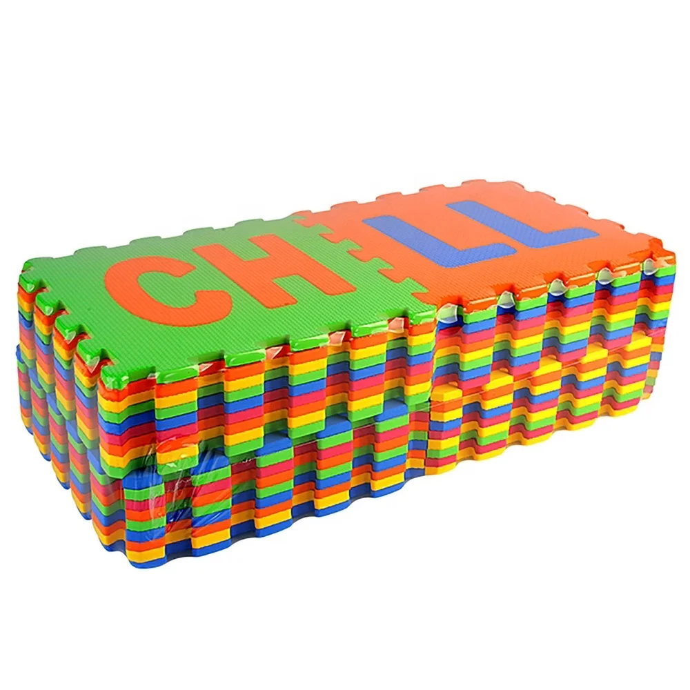 
Puzzle Toys Baby Kids Educational Toy Antislip Mat 29Spanish Alphabet &7Numbers High Elastic Floor Mats Cushioned Play 