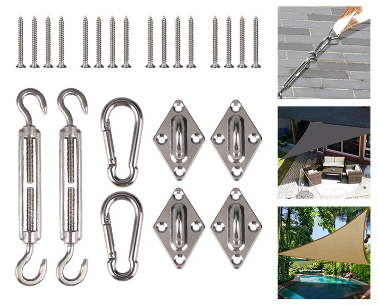 Outdoor Sun Shade Sail Triangle Rectangle Square Canopy Patio Backyard Lawn Garden Outdoor shade net