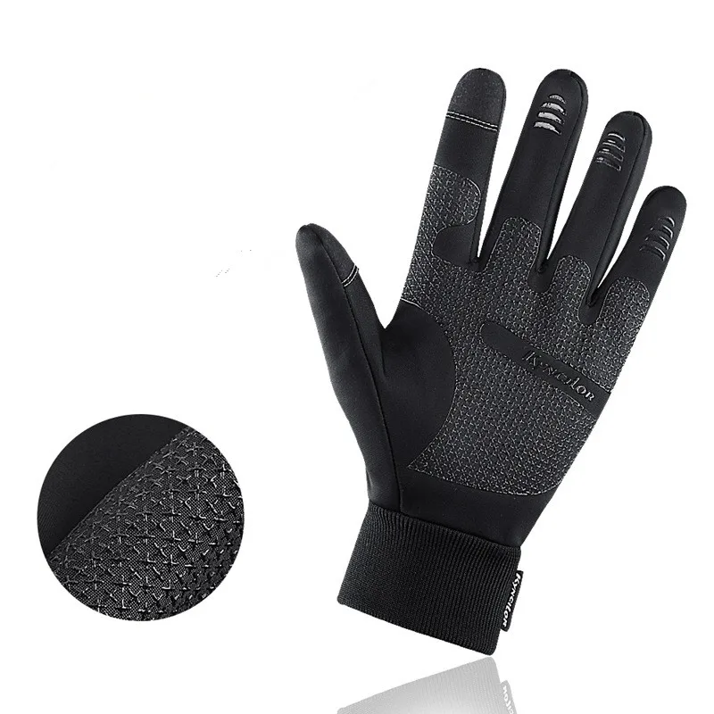 Factory price wholesale Custom winter outdoor sport gloves Touch Screen thermal Winter cycling running riding bike gloves