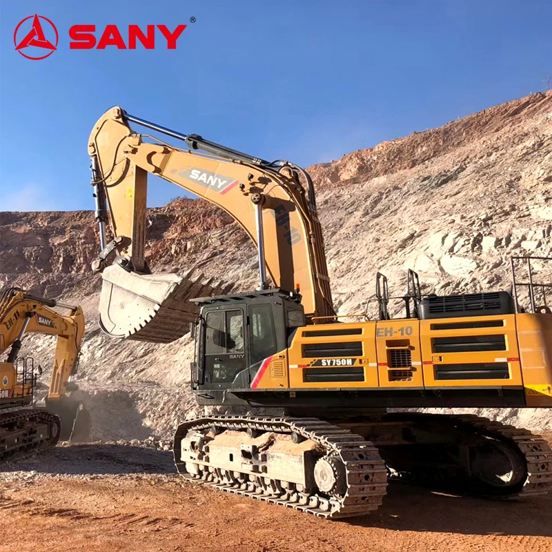 SANY SY870H SY980H SY1250H 76 2 тонн гусеничный гидравлический карьерный экскаватор