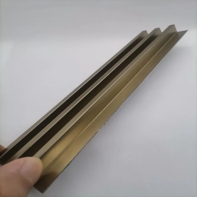 304 Stainless Steel Gold Wall Fluted Panel For TV Walls Board Interior Lift Cladding Decoration