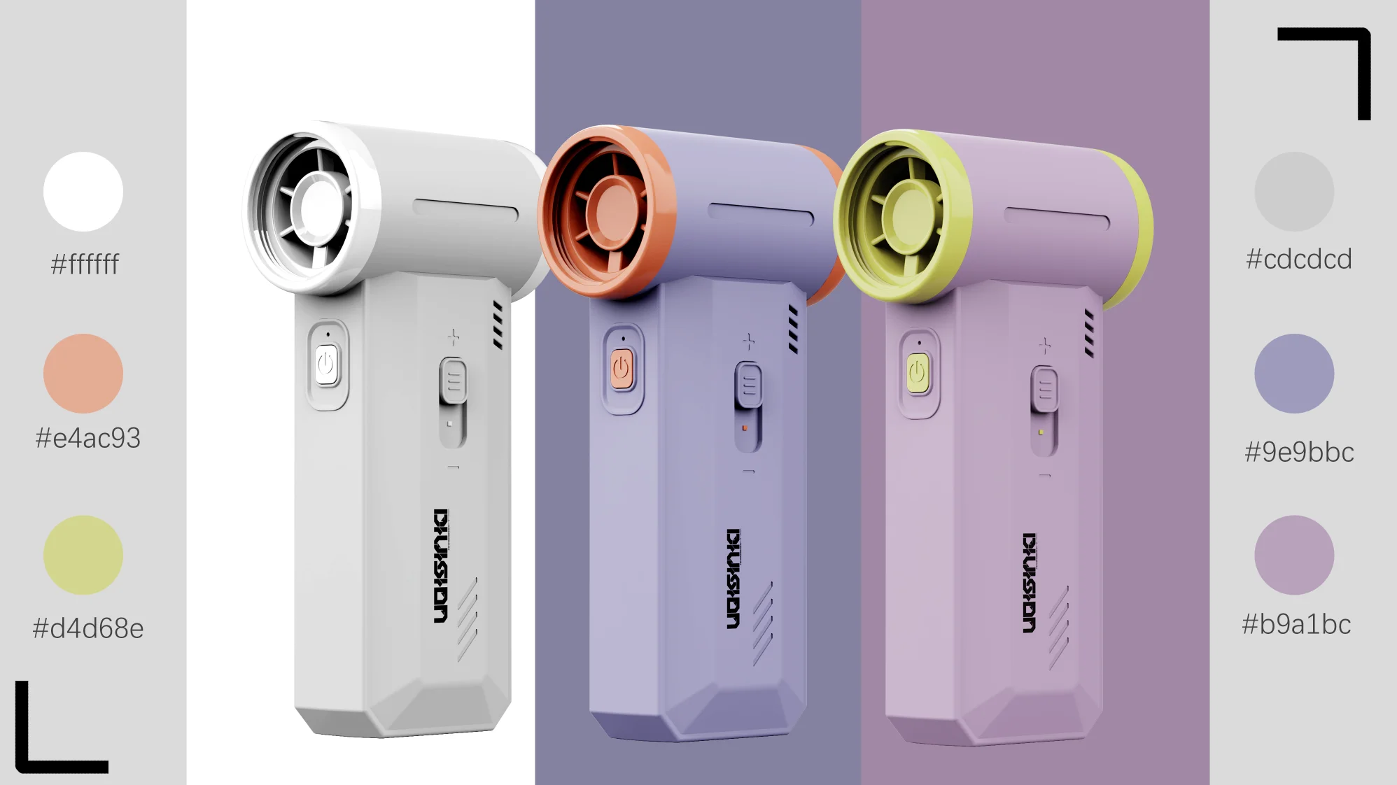 2024 New R&D Portable Handheld Rechargeable Pet Hair Dust Blower High Speed Fan Smart Computer Keyboard Vacuum Cleaner 130000R