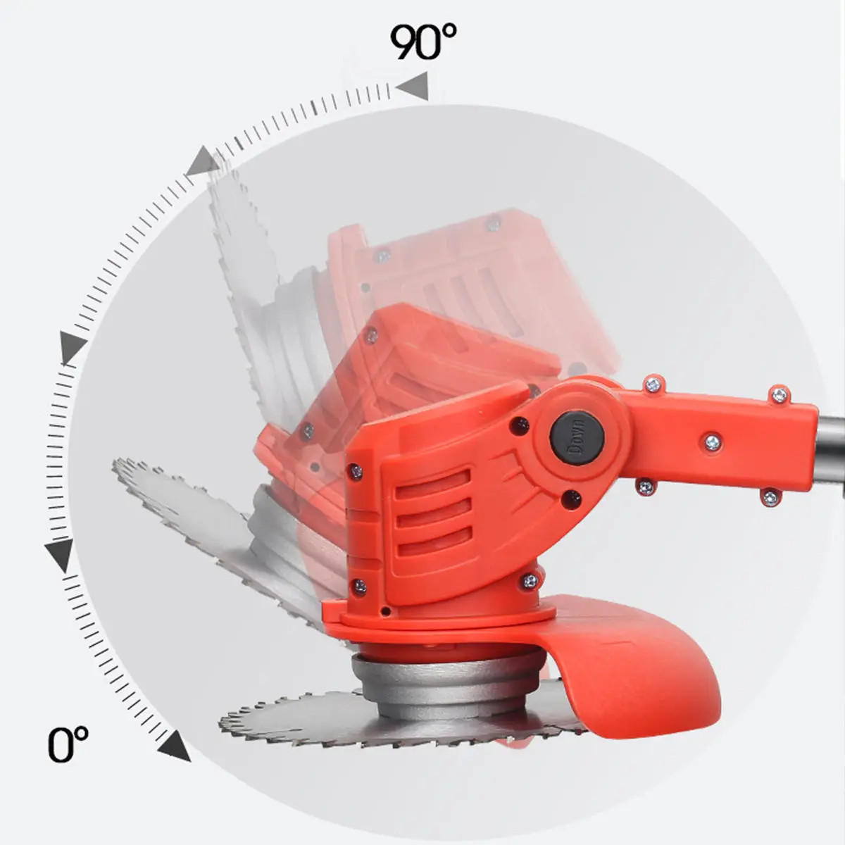 21V foldable grass trimmer machine battery lawn mowers wholesale brush cutter blade with wheel