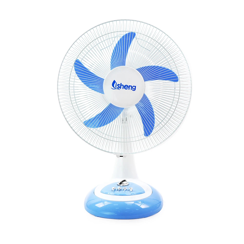 16 inch 12 Volt desk fan   energy saving emergency solar fans dc table fan with timer and solar panel