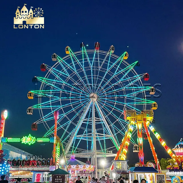 Funfair theme park ride metal ferris wheel fun equipment on sale