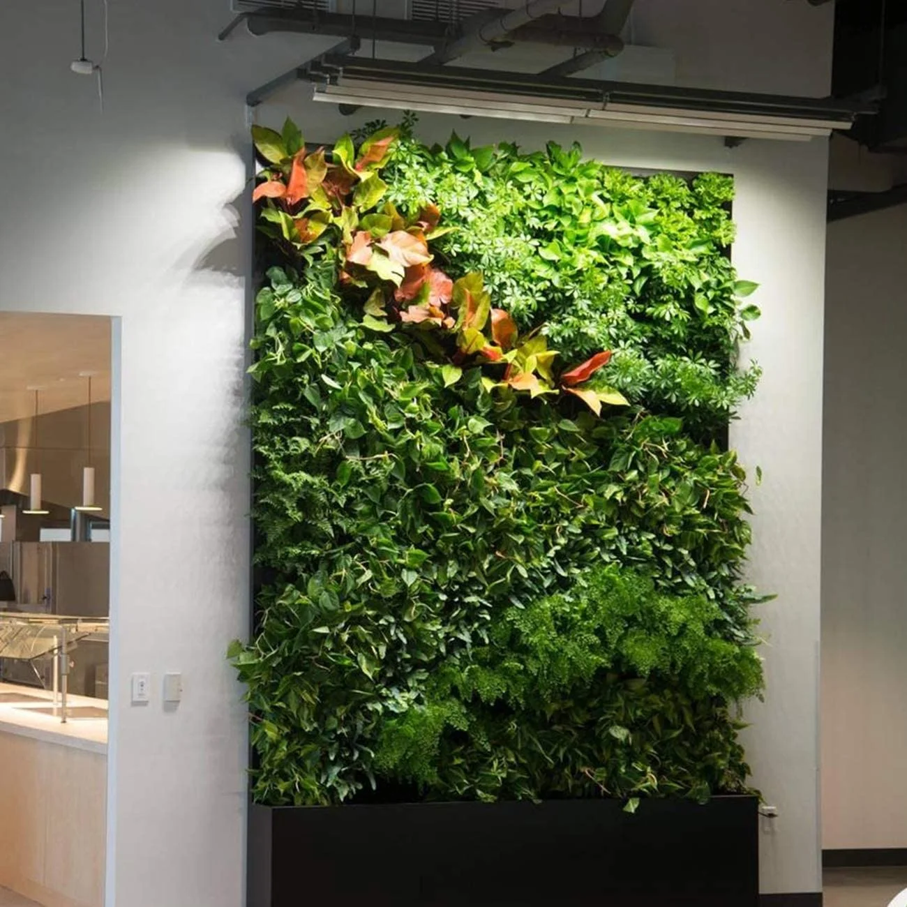 Green Vertical Wall Hanging Felt Fabric planting pockets hanging wall plant grow bags for vertical