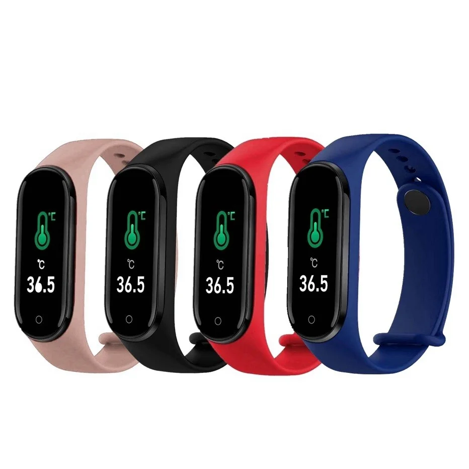 Smart Watch Band m4 Heart Rate Monitor Body Temperature Blood Pressure Waterproof IP67 smart band bracelet M4