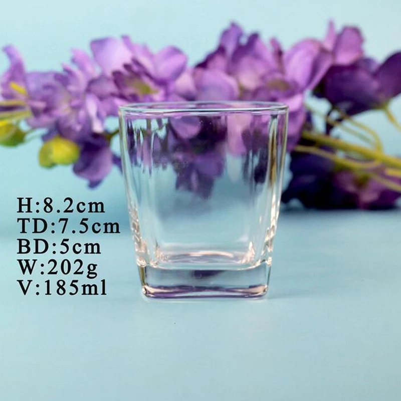 
Square wiskey vintage wine glasses 
