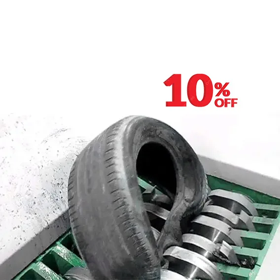 Waste Tire Shredder Line For Sale | Rubber Shredding Machines Prices Waste Tire Powder Recycling Plant | Tyre Crusher