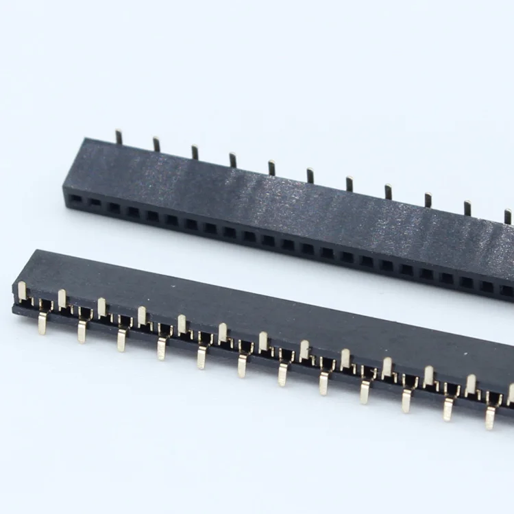 SMT 2.54 Single Double Row Strip 254 254mm 12 20 40 Way 1x40 127mm Smd 2X20 1.27Mm 2.54Mm Pitch Conector Pcb Female Pin Headers