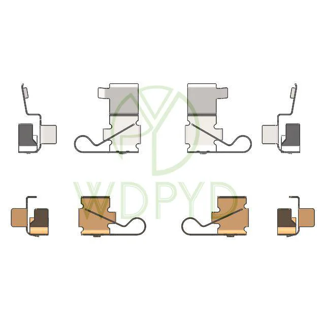 0441699000 BRAKE PAD REPAIR KIT BRAKE PAD ACCESSORY KIT FOR TOYOTA AVENSIS FOR LEXUS RX 109-1699 MBA1699 PFK548 7945699 D325