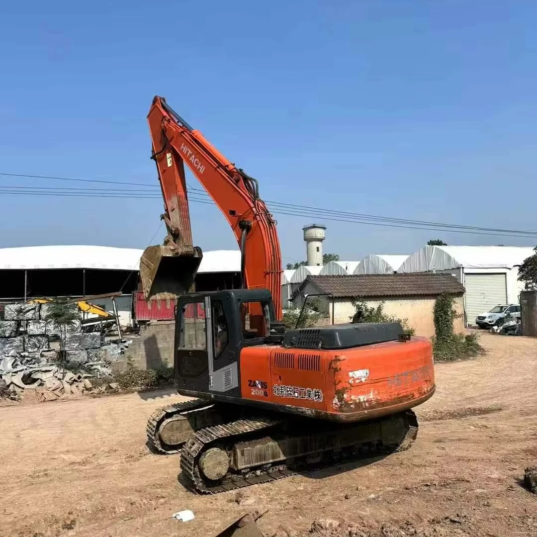 Hitachi zx200 оригинальный японский экскаватор 20ton б/у zx 200-3G для продажи