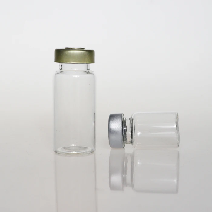 Transparent Vaccine Medical Borosilicate Glass Bottle Vial