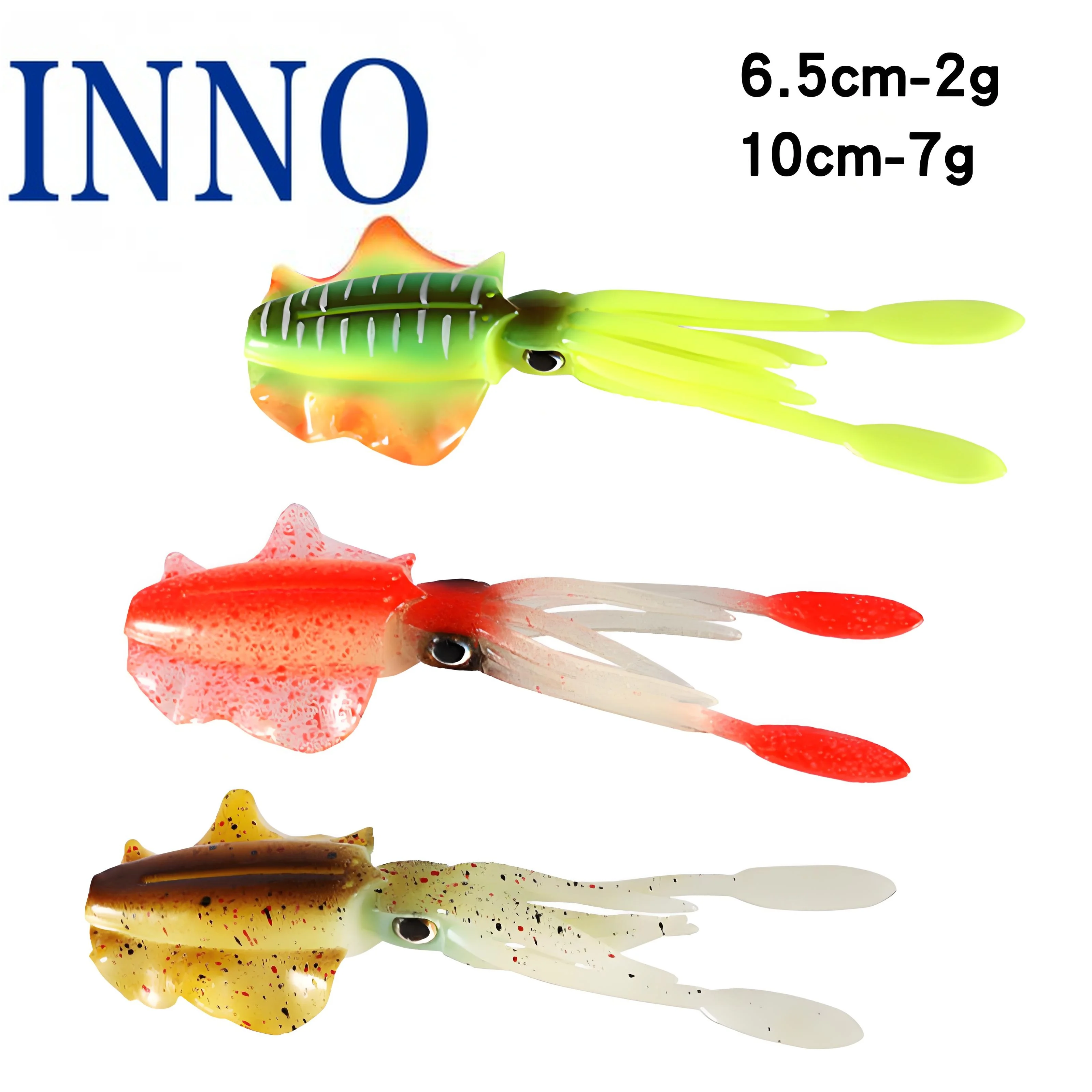 High quality fishing octopus 6cm 10cm Swim Bait Lure Soft Plastics Saltwater Swimbait lure