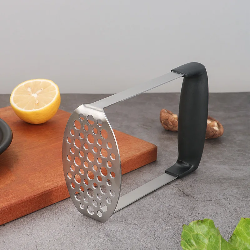 Amazon Hot Sale Kitchen Accessories Fruit Vegetable Tools Stainless Steel Potato Ricer And Masher Potato Press Potato Masher