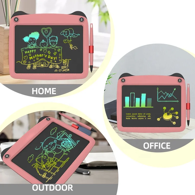 Birthday Gift for kids early educational wholesale 9 Inch drawing boards Erasable writing tablet kids Drawing toys
